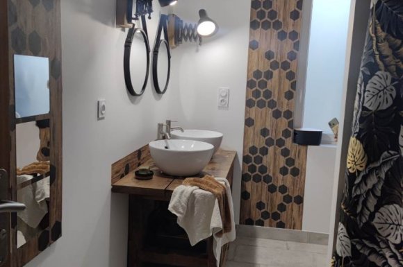Aménagement d'une salle de bain à Romenay ( 71 ) 