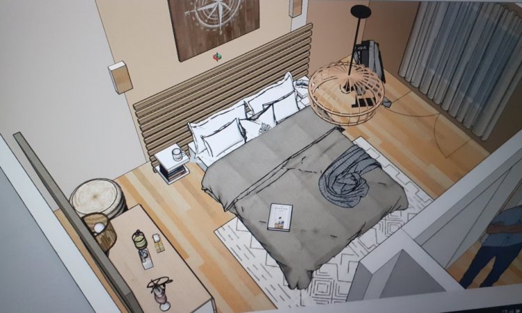 Visualisation 3D chambre Chavanne sur Reyssouze